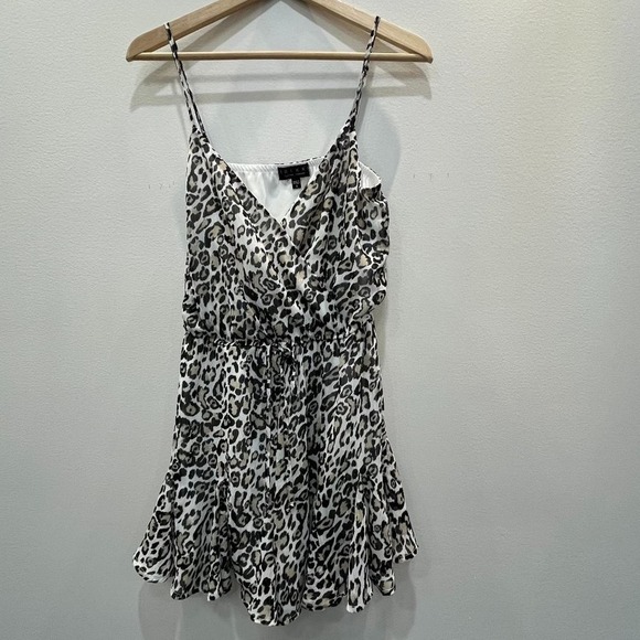 Trixxi women's size S animal print cheetah romper jumpsuit - Picture 1 of 4